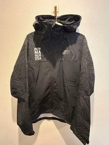 뉴발란스 골프 지형 무늬 자켓 블랙 사이즈 5