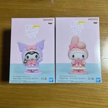 Fluffy Puffy 피규어 마이멜로디 쿠로미 마이멜로디