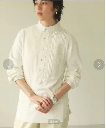 TODAYFUL 핀턱 서멀 화이트