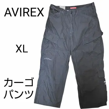 AVIREX 아비렉스 XL 카고 팬츠 블랙 밀리터리