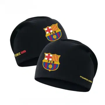 FC 바르셀로나 니트 모자 블랙