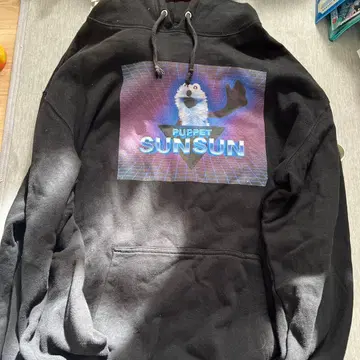 PUPPET SUNSUN 블랙 후드티 XXL