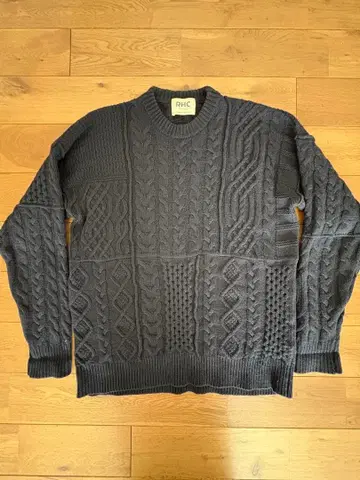 즉시 완판 론 헤르만 RHC 다크 네이비 케이블 니트 스웨터 랄프 로렌