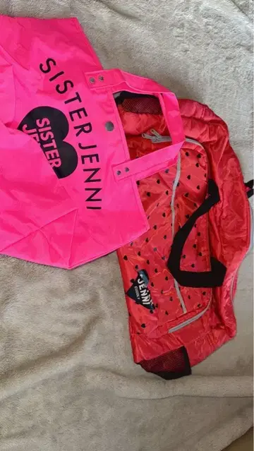 SISTER JENNI 핑크 보스턴 백, 토트백