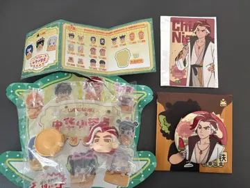 라오허헤이전기 미니 피규어 카드 캔뱃지 치이넨