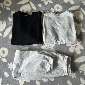 로스앤젤레스 어패럴 맨투맨 세트