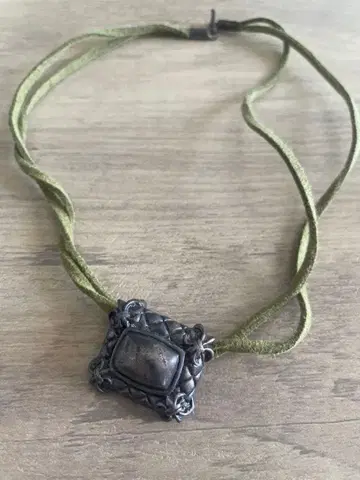 925 실버 탑 펜던트 초커