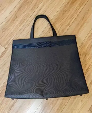 수험맘에모아 리본 포함 자립형 백 덮개형 블랙