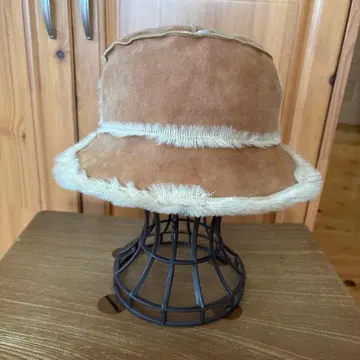 겐텐 genten 무스탕 모자 퍼 모자