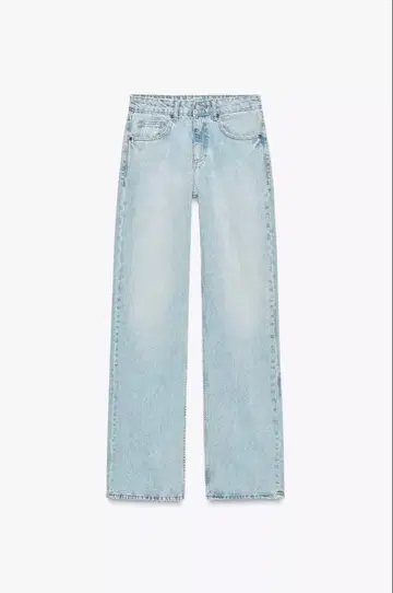 미사용 새상품 ZARA(자라) 라이트 블루 데님 팬츠
