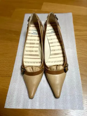 [ 일본제 ] han 펌프스 스틸레토 브라운 실내 시착만 한 상품