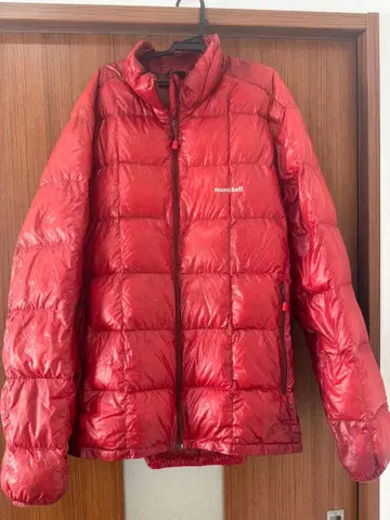 mont-bell XL 레드 다운 자켓