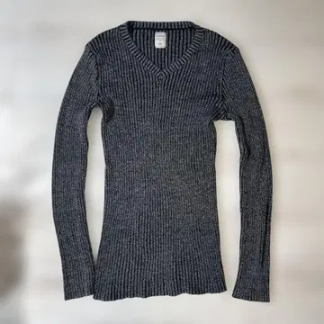 JACKROSE 다크 그레이 V넥 스웨터