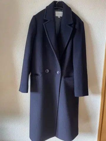 BEAUTY&YOUTH 네이비 롱 코트 S