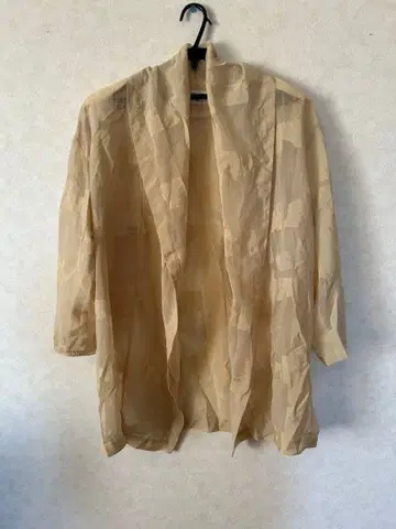 KEIKO KISHI by nosh 시스루 긴팔 셔츠