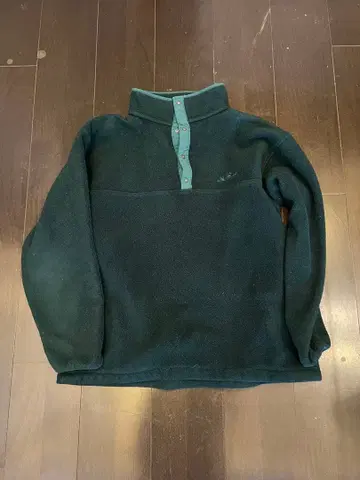 LLbean 80s 스냅T USA제 다크 그린