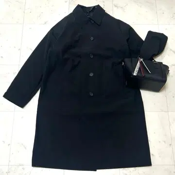 새상품 타이온 블랙 스텐카라 코트 다운 라이너 포함 사이즈 L