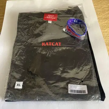 큐소네코가미 롱 T셔츠 XL 블랙