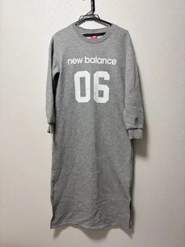 new balance 그레이 긴팔 원피스 SMALL 속기모 맨투맨