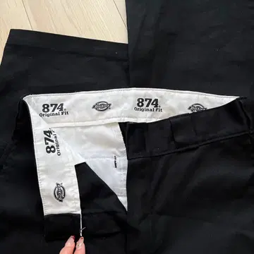 874 오리지널 핏 블랙 워크 팬츠