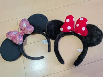 미니 마우스 머리띠 2개 세트