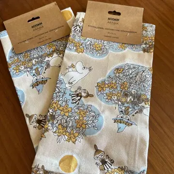 Arabia 무민 주방 타월 2장 세트