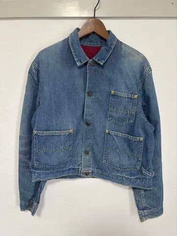 HONDA 패치 데님 자켓