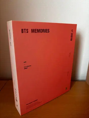 BTS MEMORIES 2019 사진집 DVD