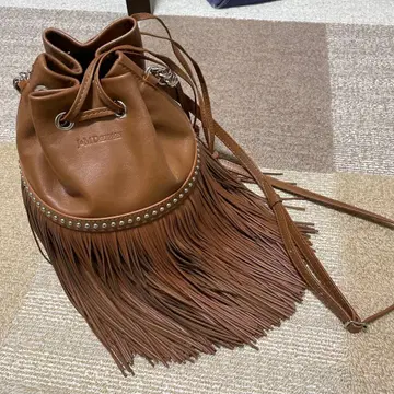 [ 미사용 ] J&M DAVIDSON 프린지 카니발 백