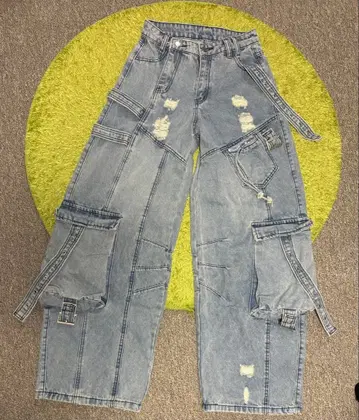 KsG 와이드 레그 디자인 데님