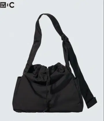 유니클로 C 소프트 퍼피 숄더백 블랙 유니클로 씨 백