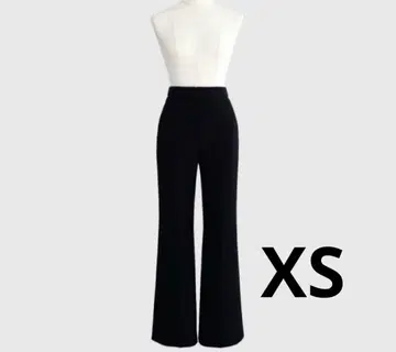 [ 새상품급 ] YONFA 요은파 쿠코 팬츠 부츠컷 플레어 블랙 XS