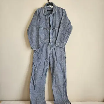 Key 코튼 오버롤 작업복 히코리