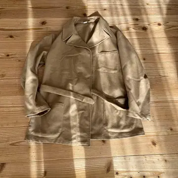 베이지 호스피탈 자켓 구제 의류