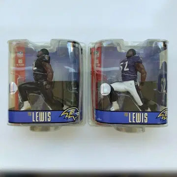 맥팔렌 NFL 레이 루이스 피규어 2체 세트 (미개봉품)