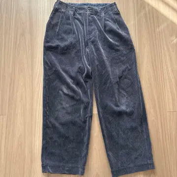 marka 코듀로이 네이비 와이드 팬츠