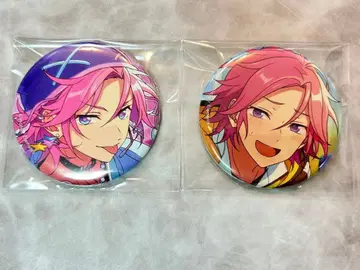 앙스타 컬렉션 캔뱃지 오우카와 코하쿠 개화 전후