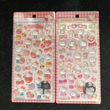 모자 꽁지 드롭 씰 헬로키티