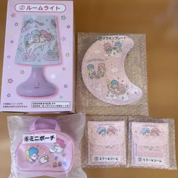 룸 라이트와 거울 & 빗 세트