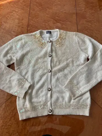 D&G 아이보리 가디건 M