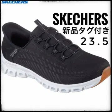 새상품 완판템 SKECHERS 블랙 스니커즈 러닝화 23.5