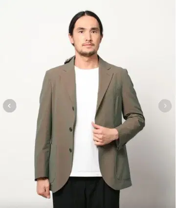 SHIPS 테일러드 자켓 올리브 XL 타이트한 편 남성용 성인 남성