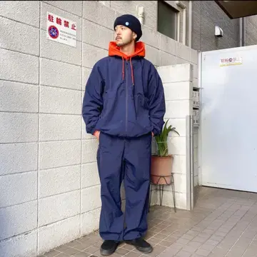 SEABEES 나일론 셋업 네이비