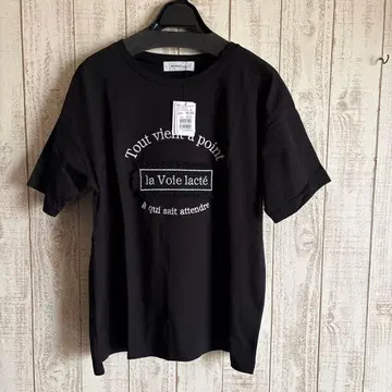 새상품 메독 T셔츠 둥근넥 반팔 블랙 스콧 클럽 야마다야