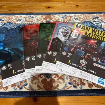 MAN WITH A MISSION 클리어 파일 5장 세트 맨위즈