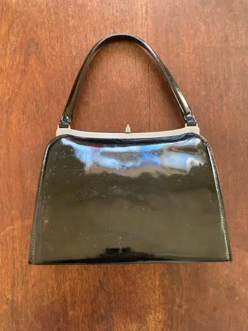 천연 가죽 에나멜 포멀 백