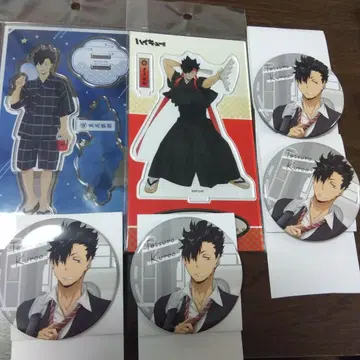 하이큐 쿠로오 테츠로 캔뱃지 아크릴 스탠드 묶음 판매