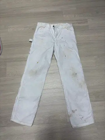 디키즈 화이트 페인터 팬츠 30 x 32 Dickies 90s