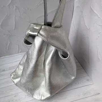 실버 토트백 maid in italy