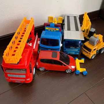 미니카 세트 소방차 자동차 커리어 견인차 파워 굴착기